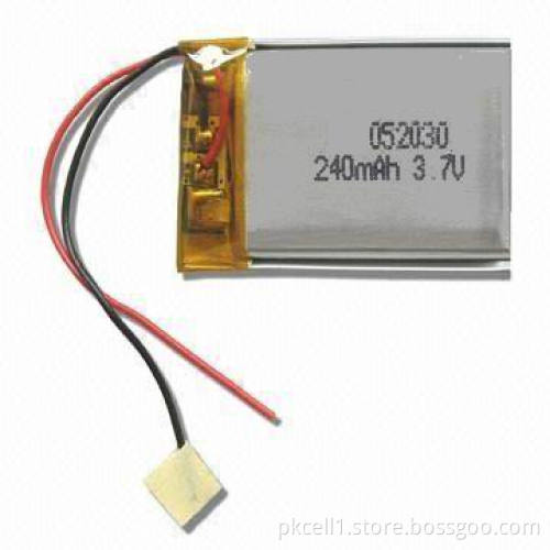 240mAh Li-Polymer Battery (CE RoHS Approved)